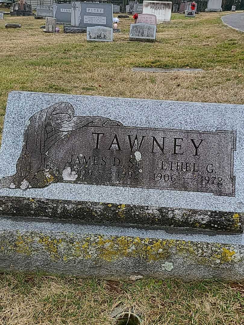 Ethel G. Tawney's grave. Photo 1