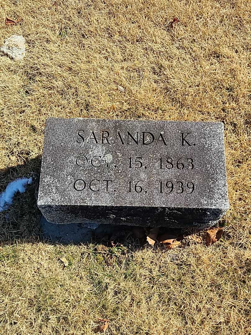 Saranda K. Price's grave. Photo 3