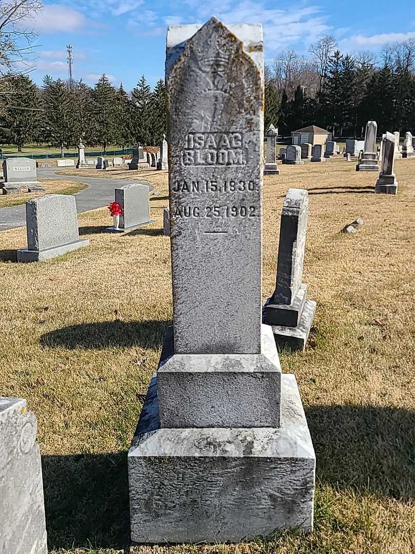 Isaac Bloom's grave. Photo 3