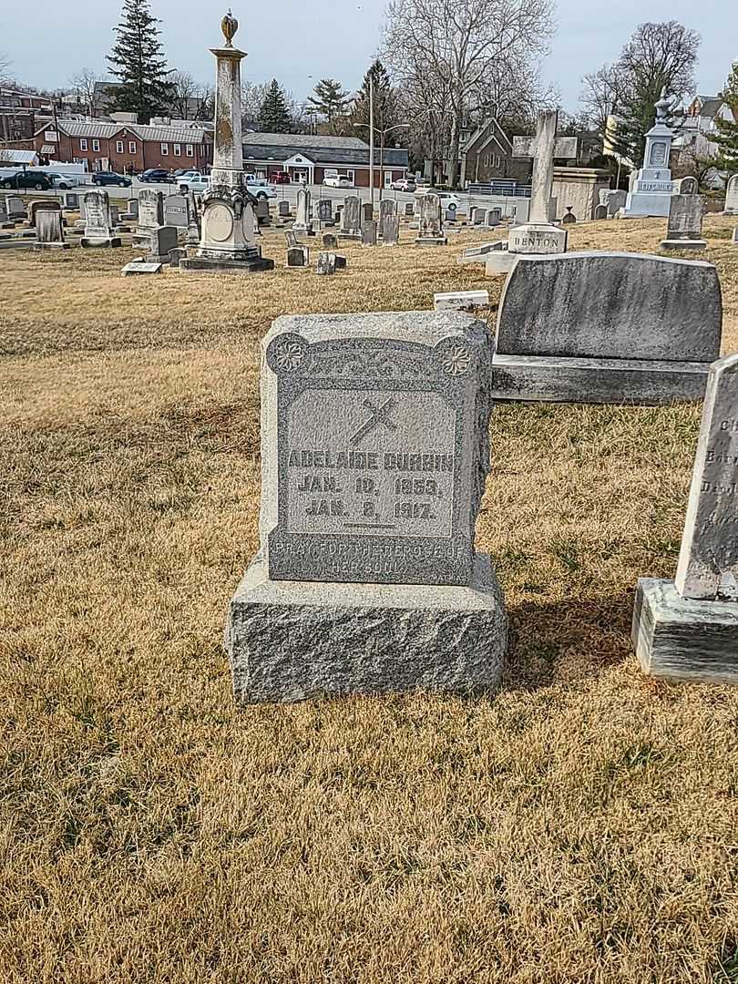 Adelaide Durbin's grave. Photo 2