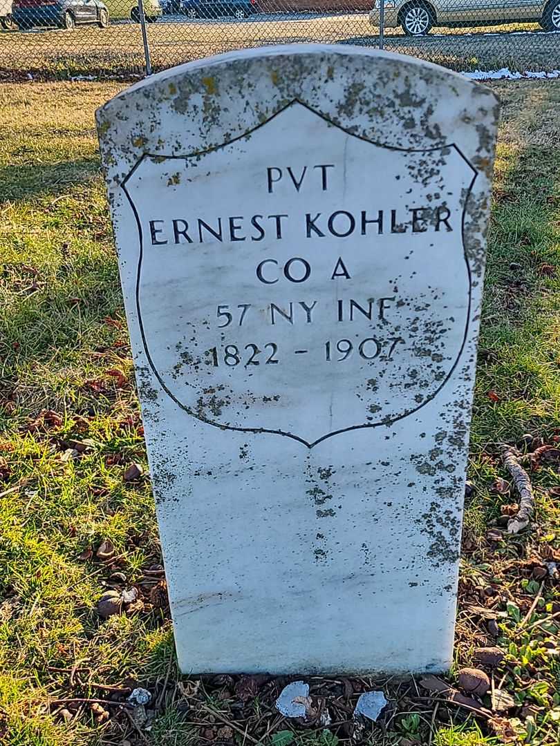 Ernest Kohler's grave. Photo 3