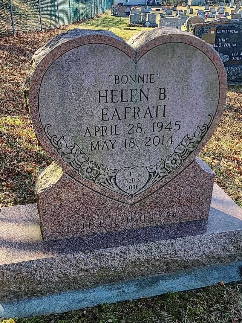 Helen B. "Bonnie" Eafrati's grave. Photo 1