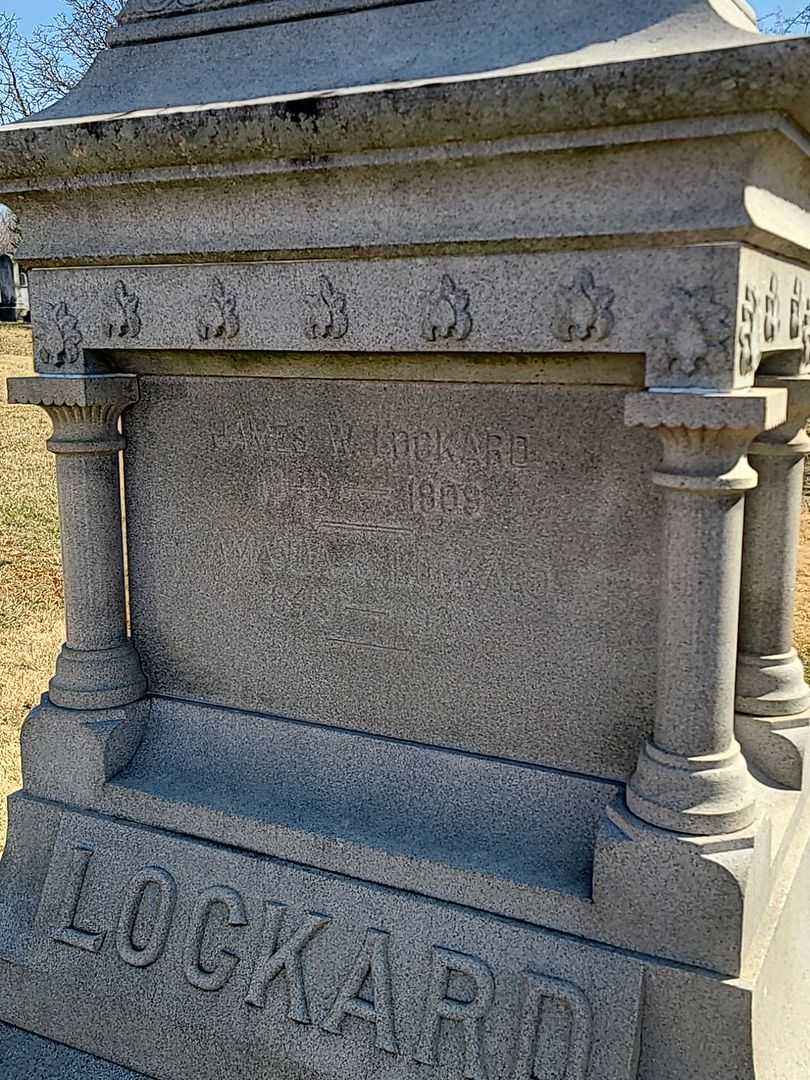 James W. Lockard's grave. Photo 2