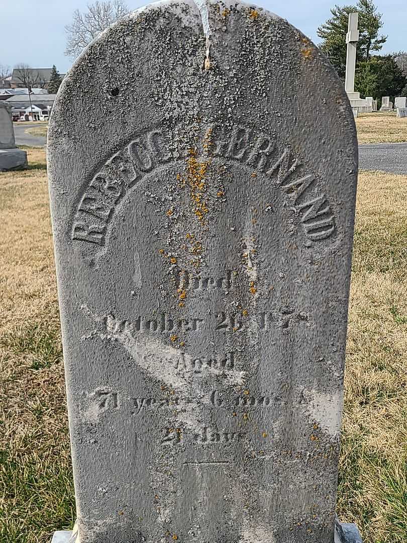 Rebecca Gernand's grave. Photo 3