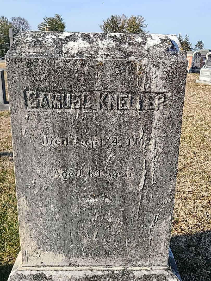 Samuel Kneller's grave. Photo 3
