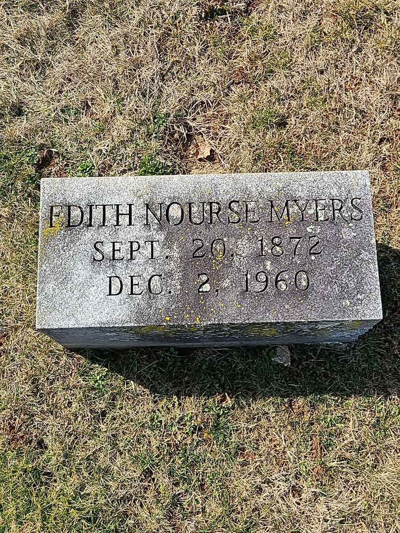 Edith Nourse Myers's grave. Photo 3