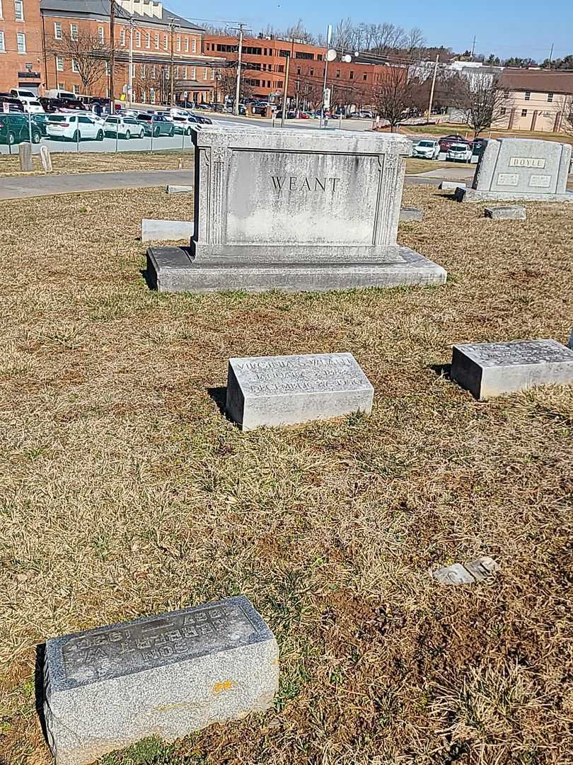 Virginia S. Weant's grave. Photo 2