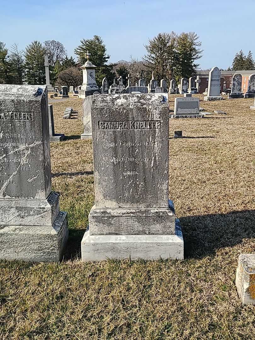 Samuel Kneller's grave. Photo 2