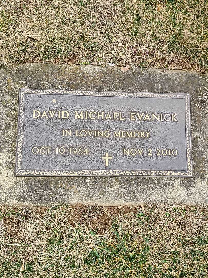 David Michael Evanick's grave. Photo 3