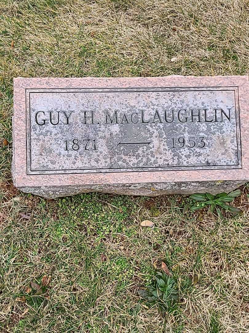 Guy H. MacLaughlin's grave. Photo 1