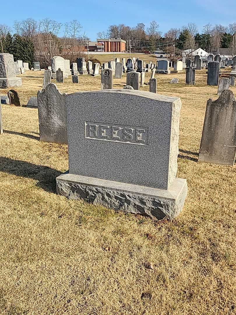 John Francis Reese's grave. Photo 1