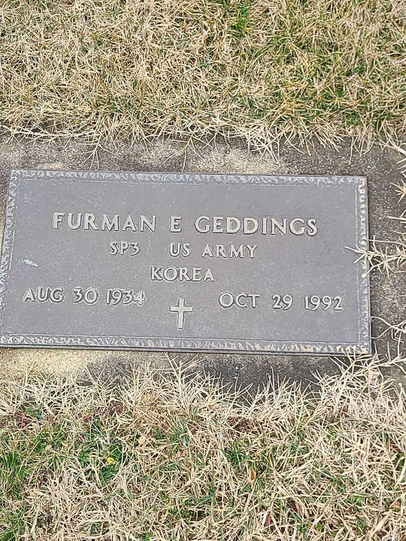 Furman E. Geddings's grave. Photo 3