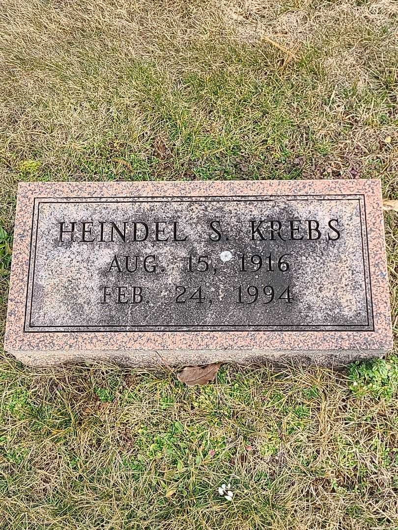 Heindel S. Krebs's grave. Photo 3