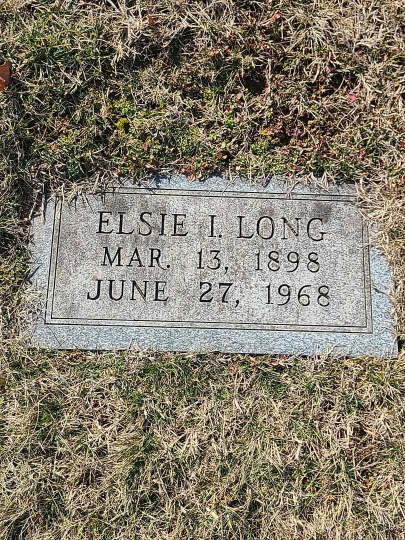Elsie I. Long's grave. Photo 3