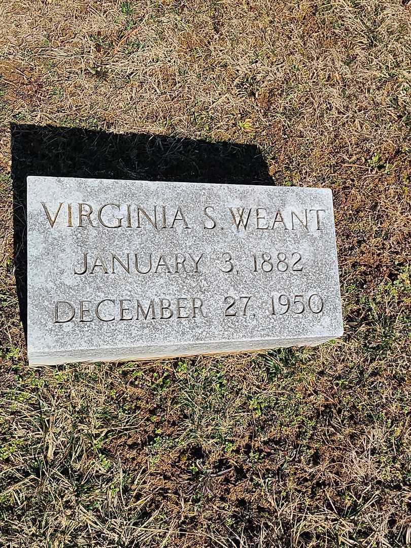 Virginia S. Weant's grave. Photo 3