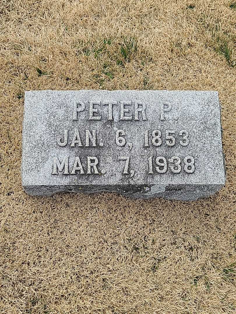 Peter P. Sauble's grave. Photo 3