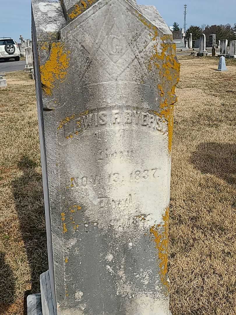 Lewis F. Byers's grave. Photo 3