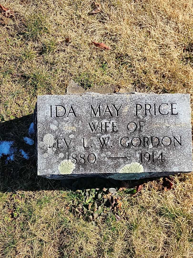 Ida May Price Gordon's grave. Photo 3