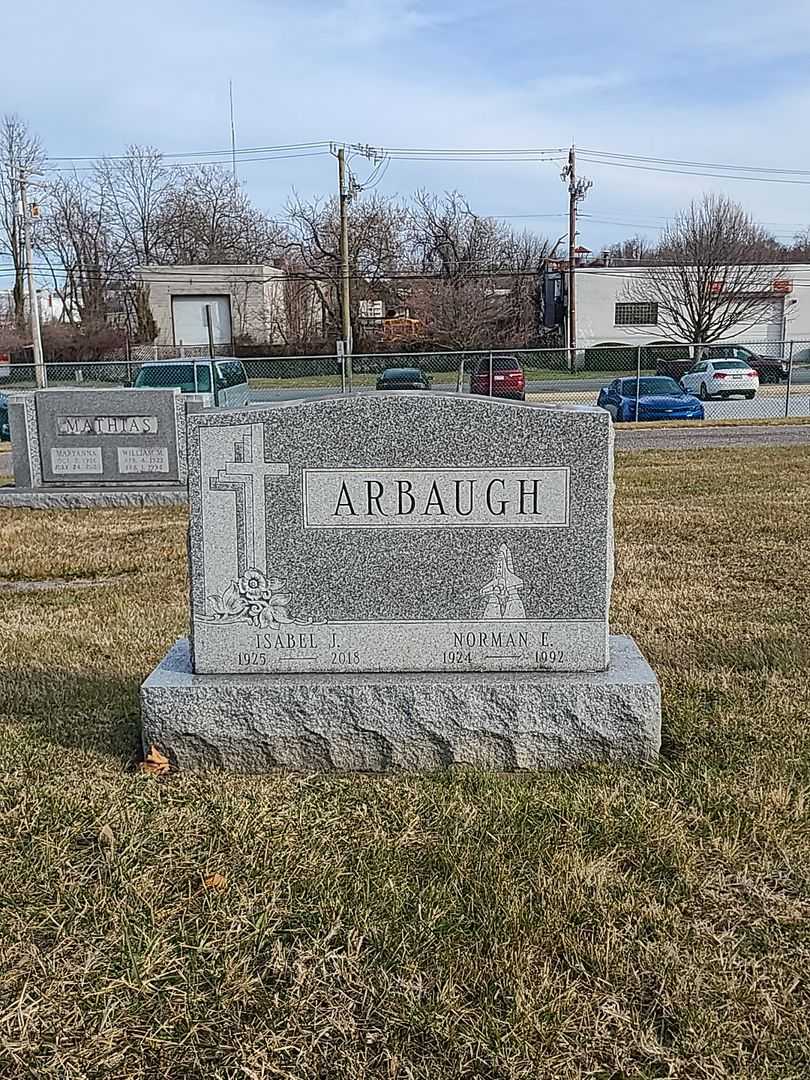 Norman E. Arbaugh's grave. Photo 2