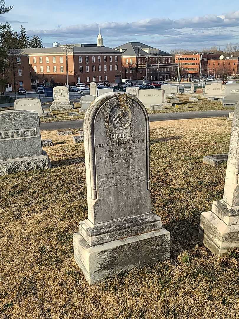 Chloe E. Oursler's grave. Photo 2