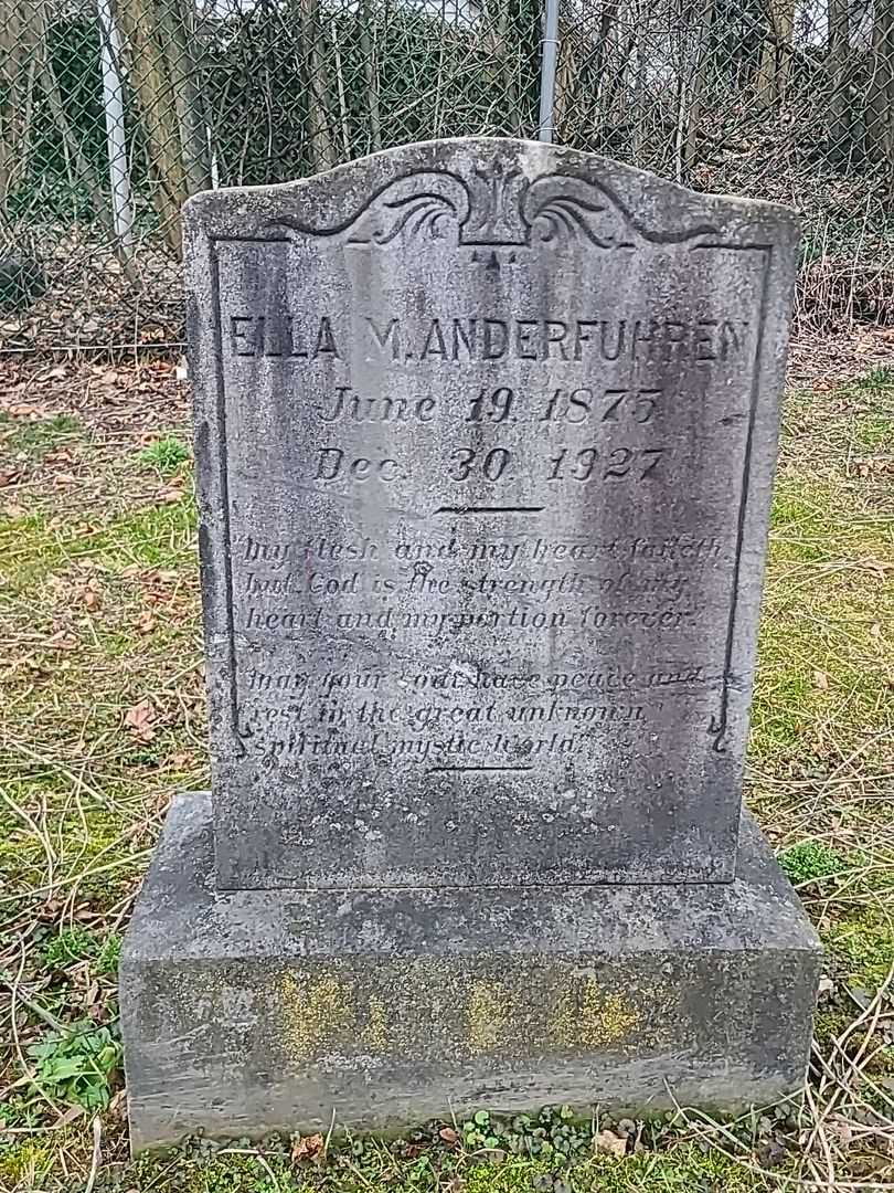 Albert Anderfuhren's grave. Photo 1