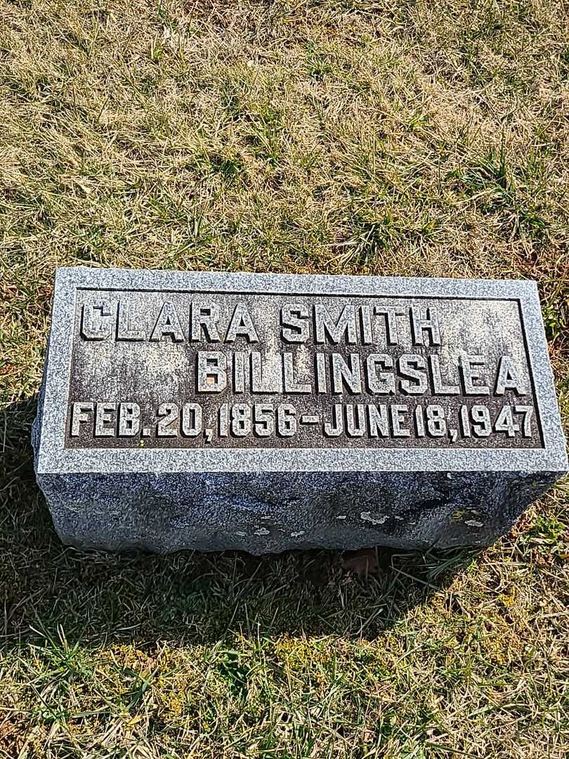 Clara Smith Billingslea's grave. Photo 3