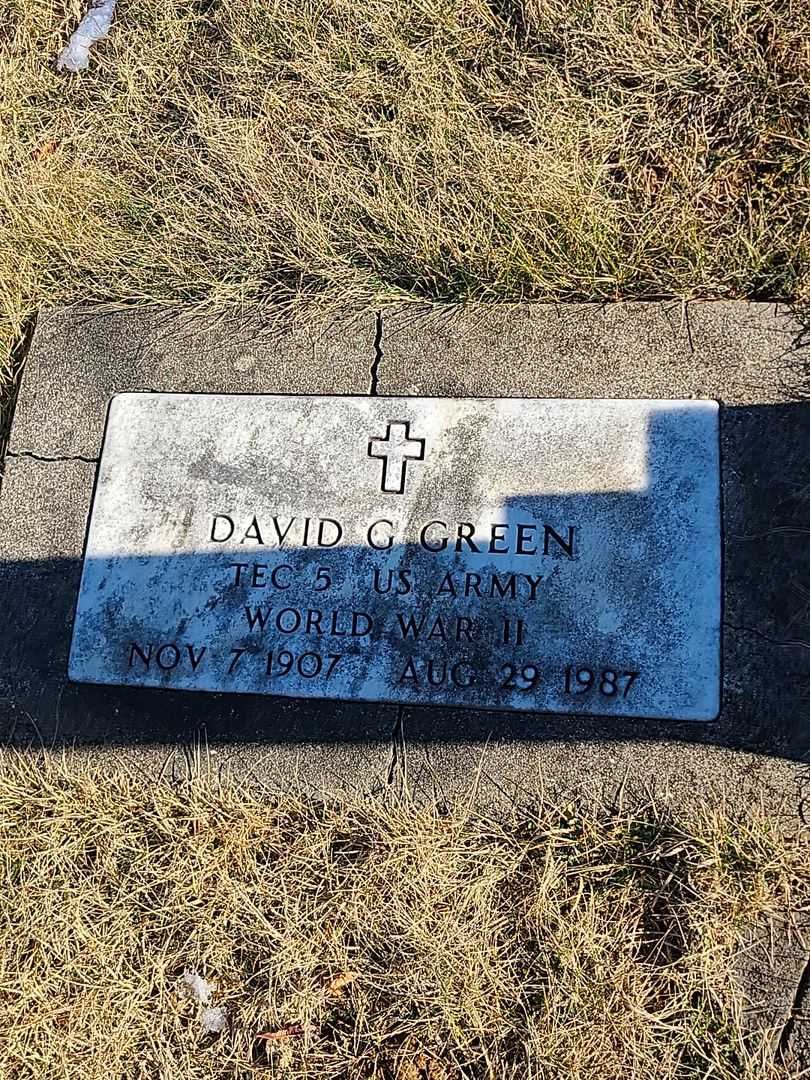 David G. Green's grave. Photo 3