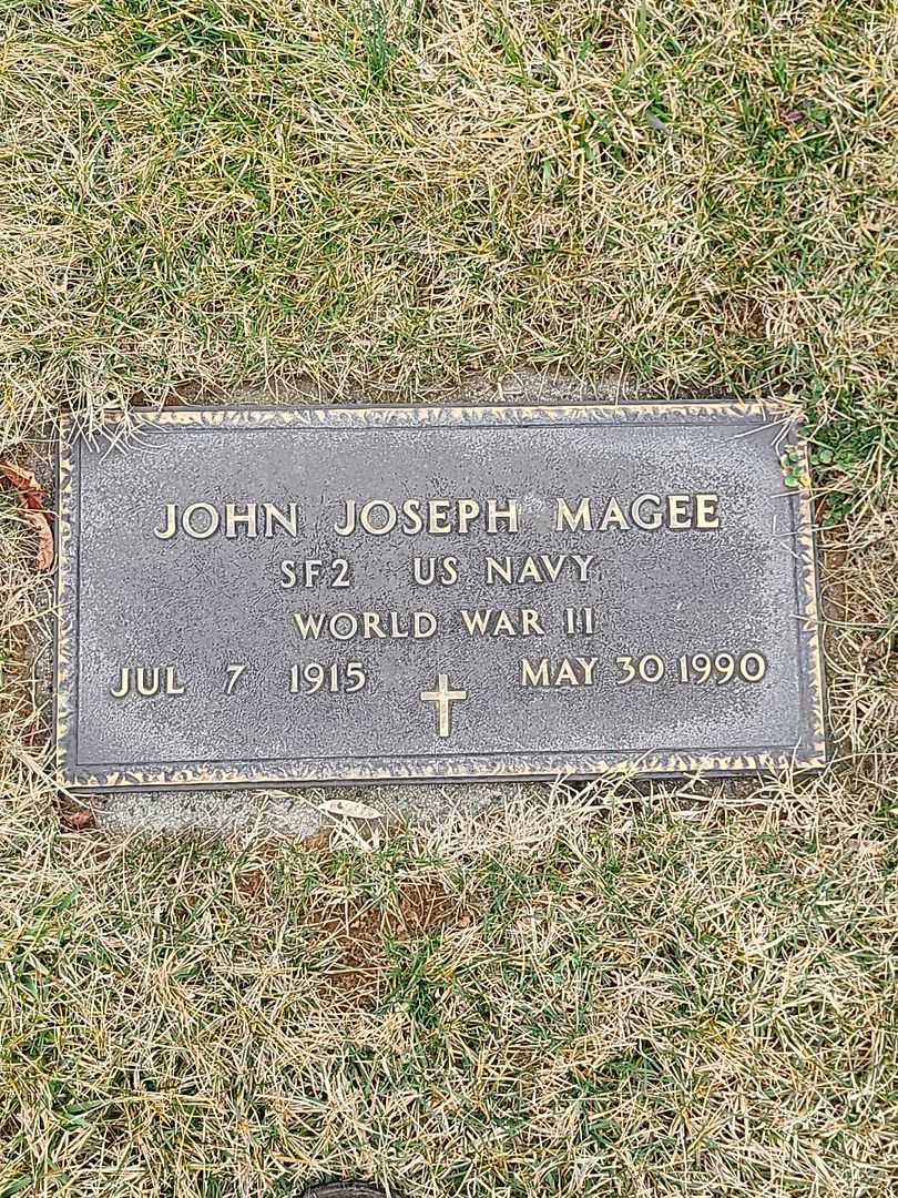 John Joseph Magee's grave. Photo 1