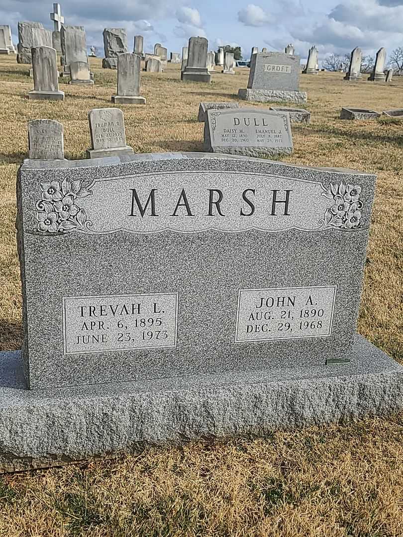 John A. Marsh's grave. Photo 3