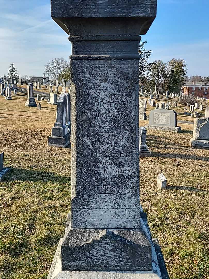 Margaret A. Fager McCubbin's grave. Photo 3