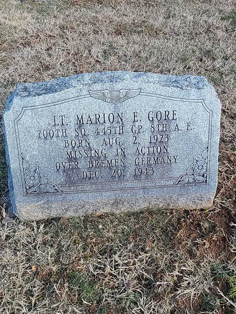Lt. Marion E. Gore's grave. Photo 3
