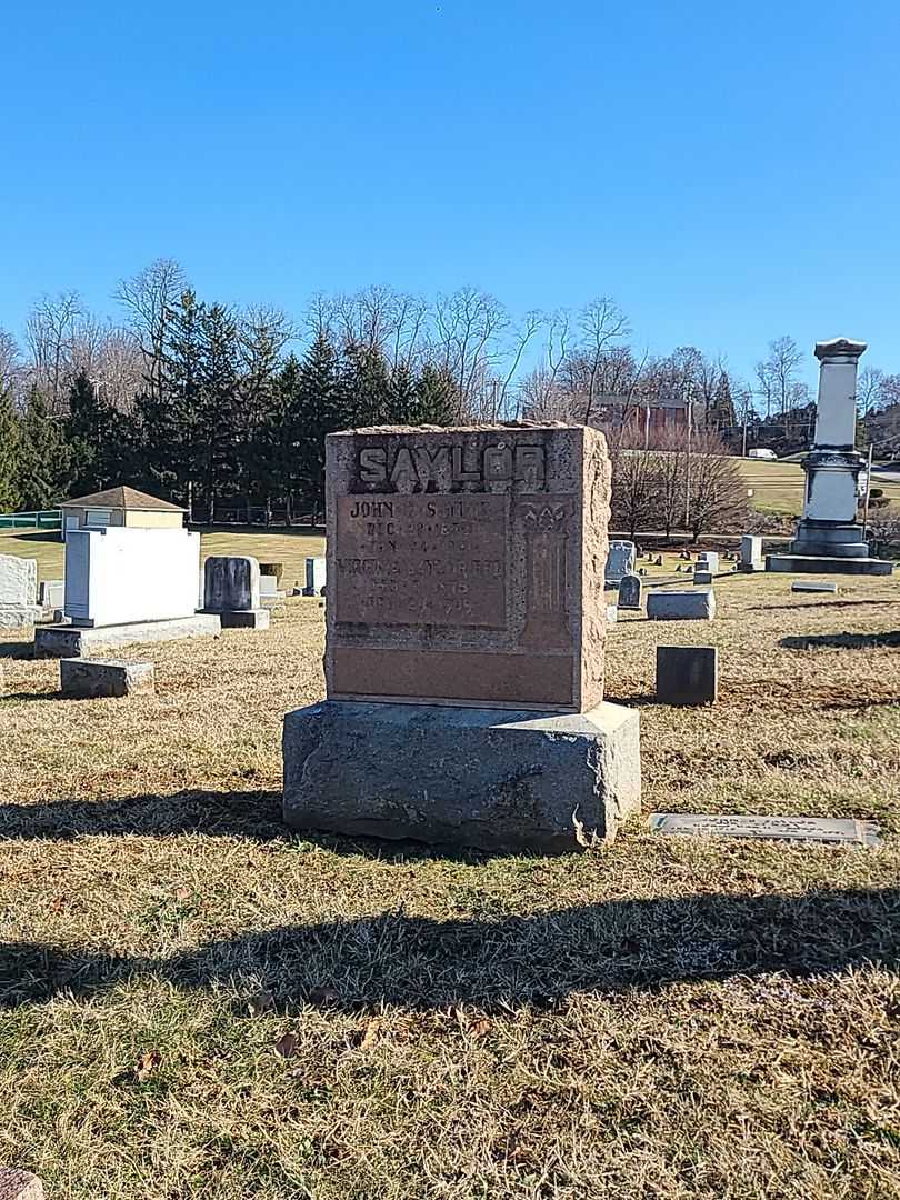 John B. Saylor's grave. Photo 2