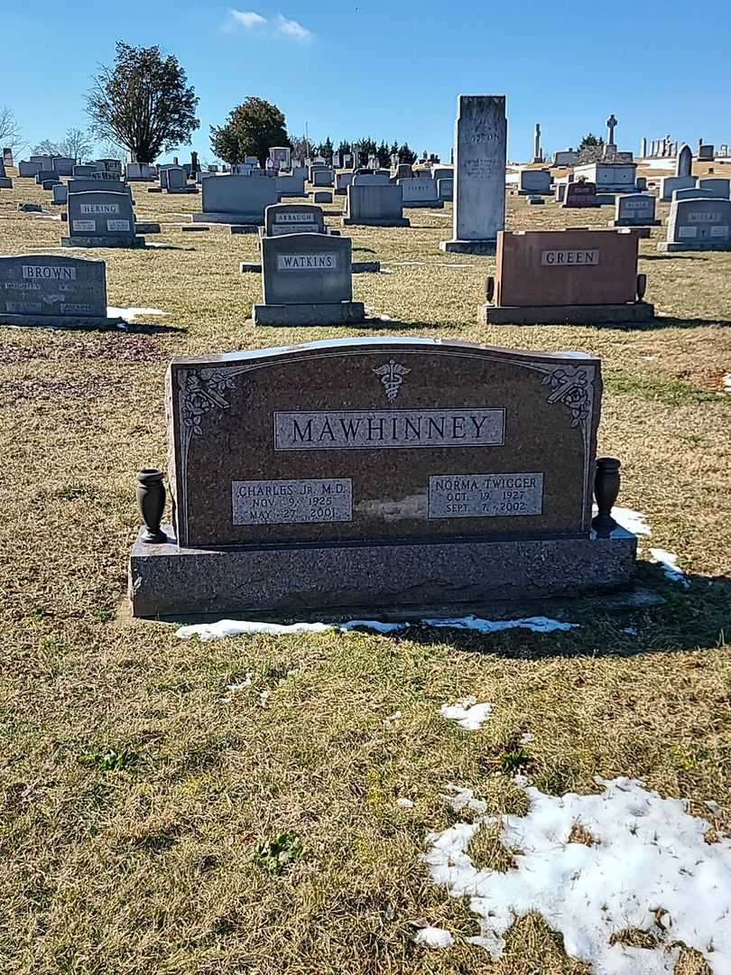 M. D. Charles Mawhinney Junior's grave. Photo 2