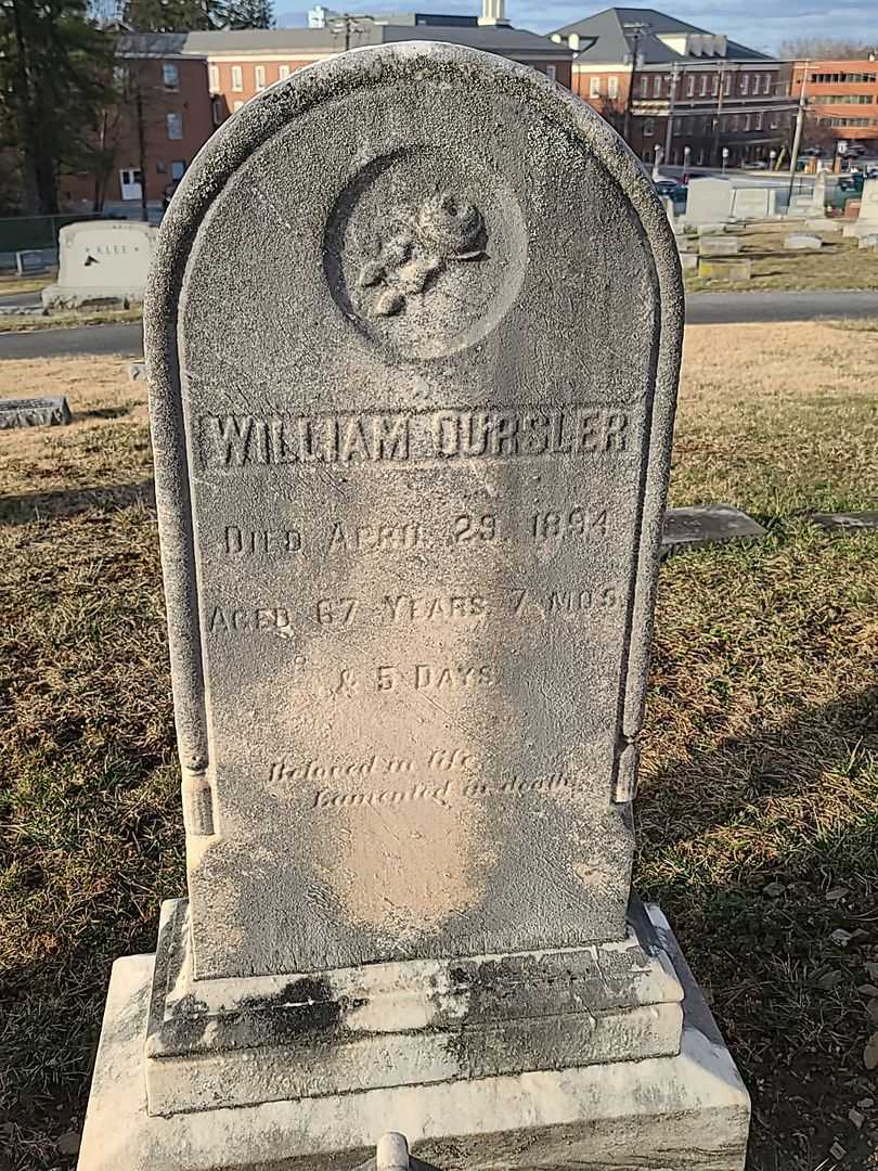 William Oursler's grave. Photo 3