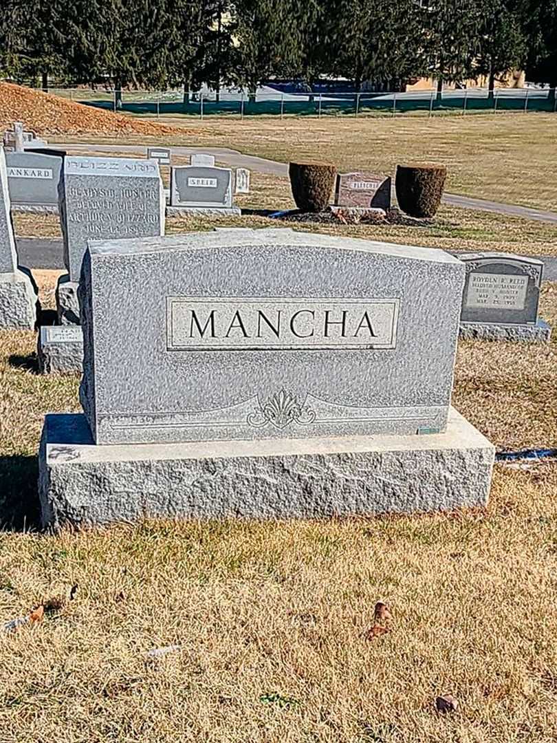 Harry V. Mancha's grave. Photo 1