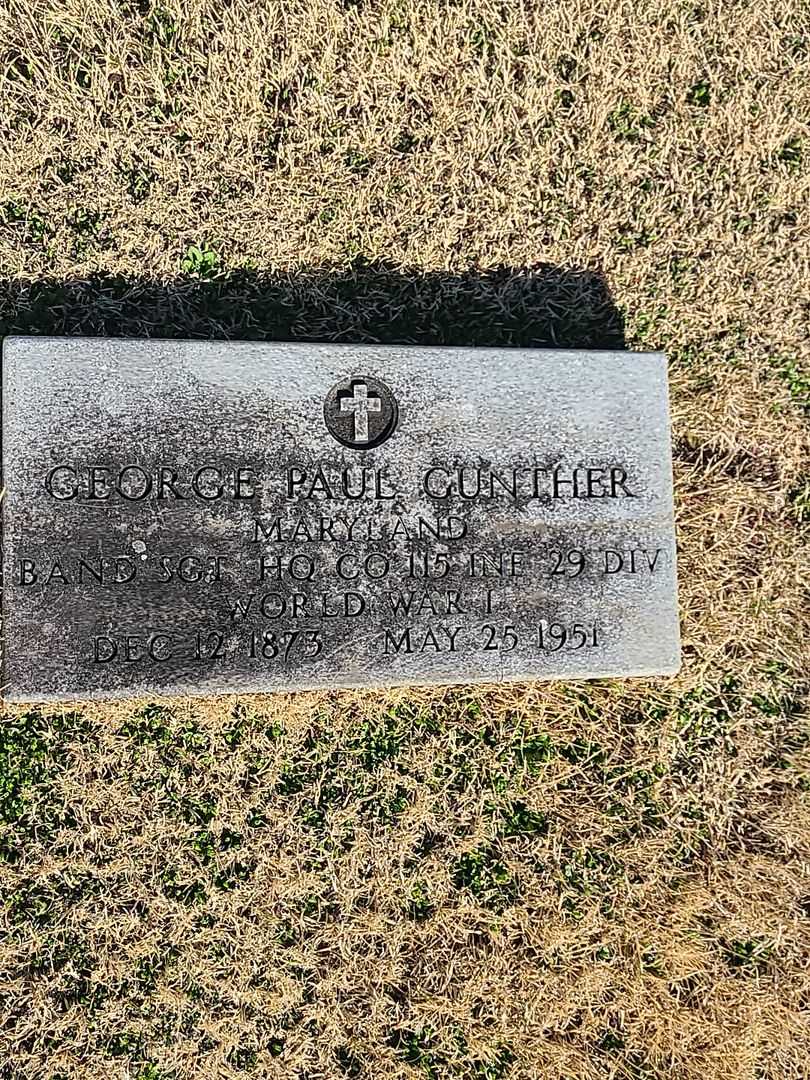 George Paul Gunther's grave. Photo 3