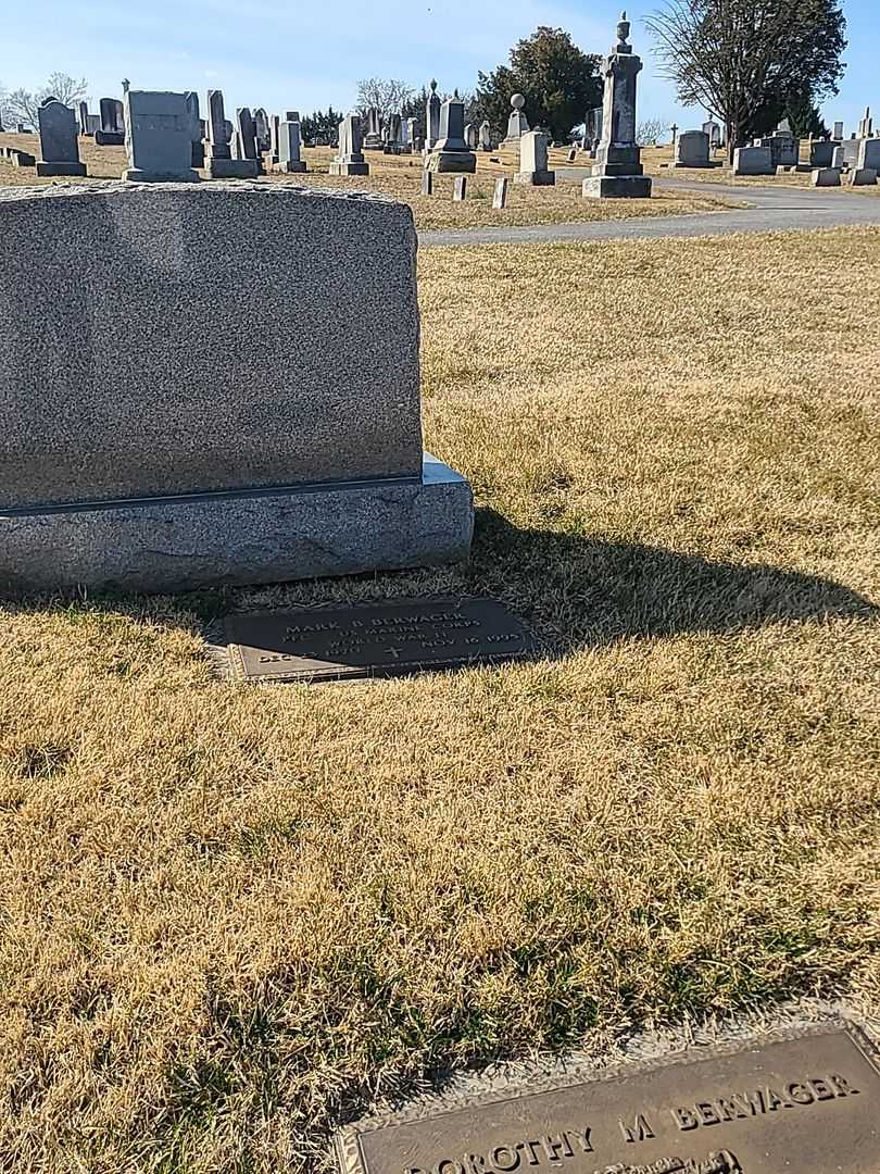 Mark B. Berwager's grave. Photo 2