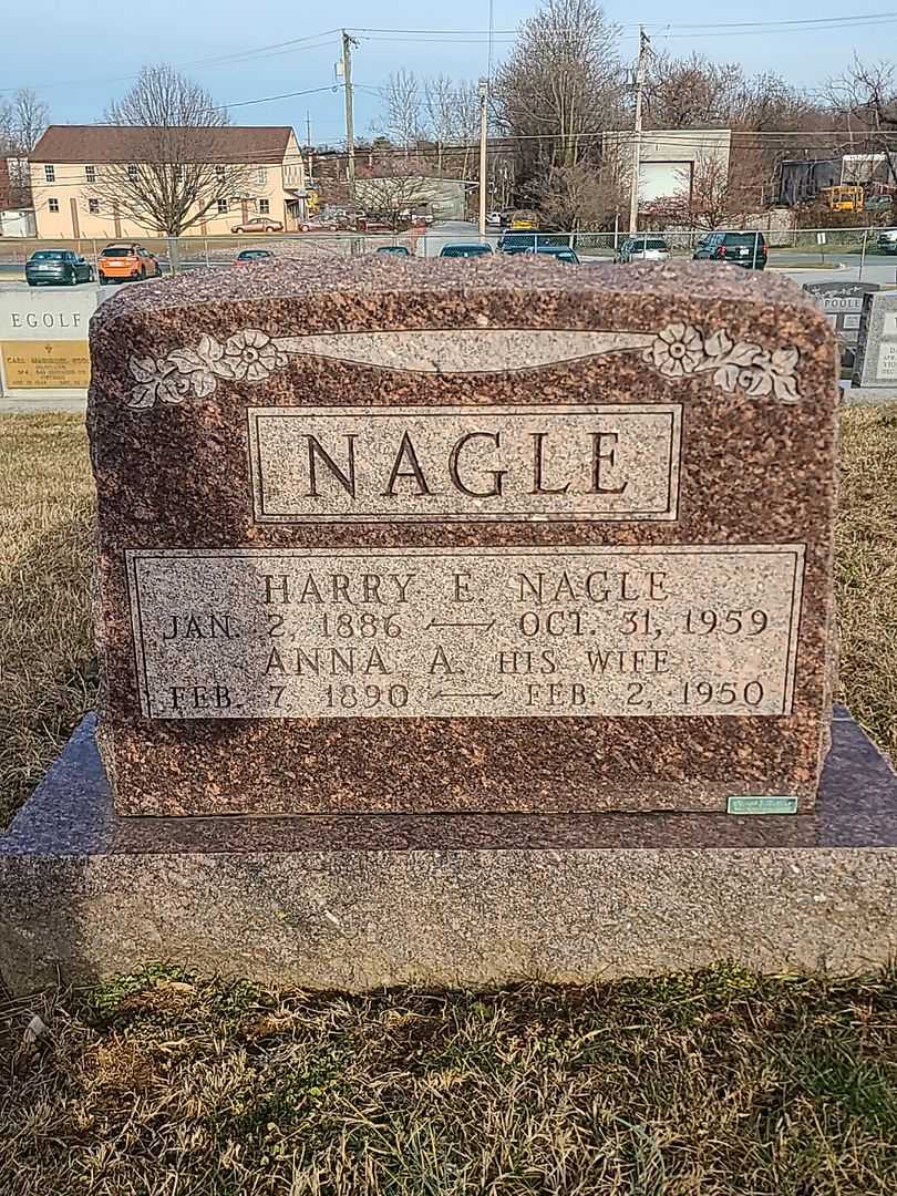 Anna A. Nagle's grave. Photo 1