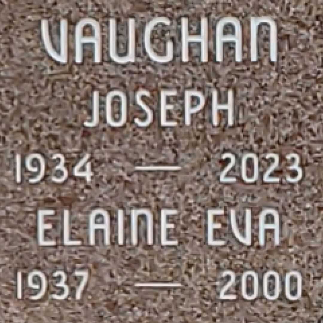 Joseph Vaughan's grave