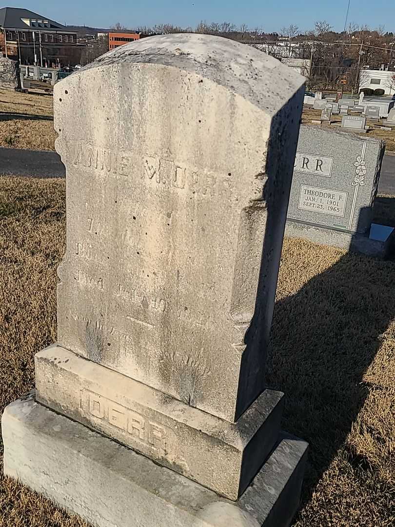 Annie M. Derr's grave. Photo 3