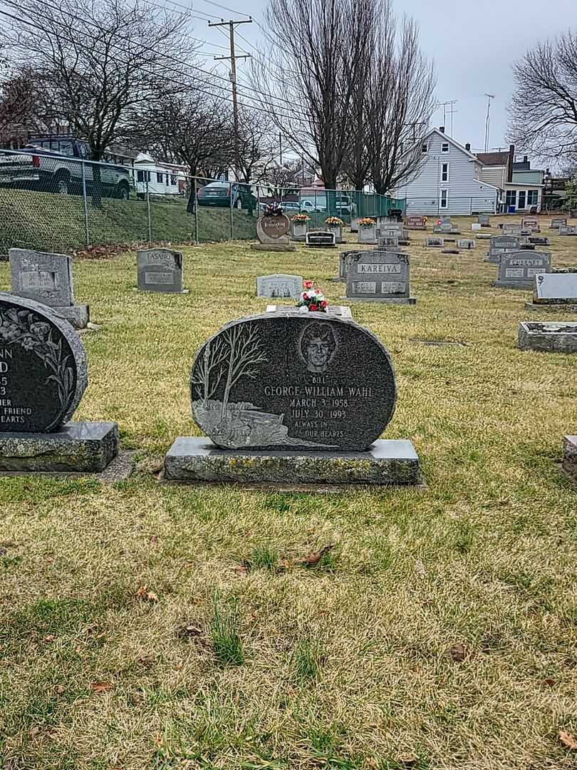 George William "Bill" Wahl's grave. Photo 2
