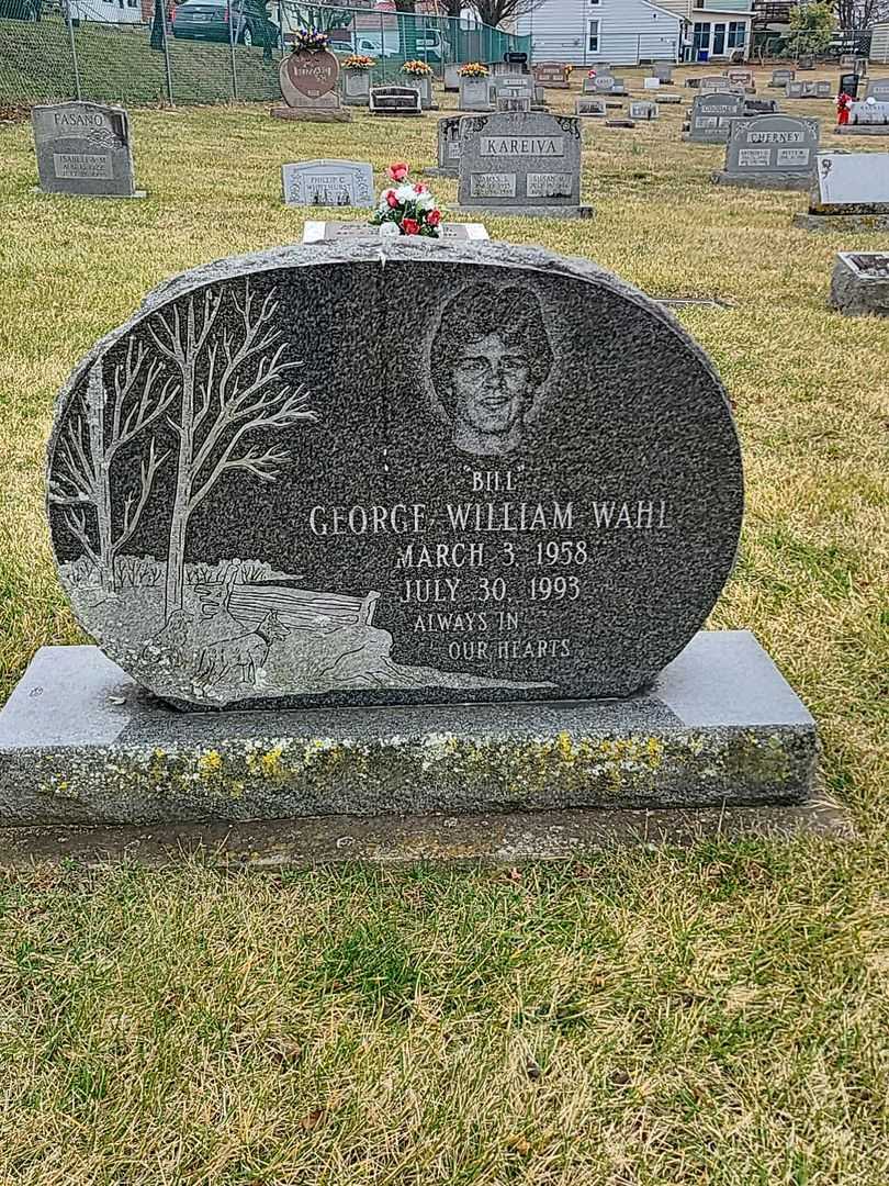 George William "Bill" Wahl's grave. Photo 1