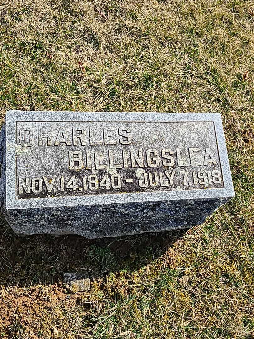 Charles Billingslea's grave. Photo 3