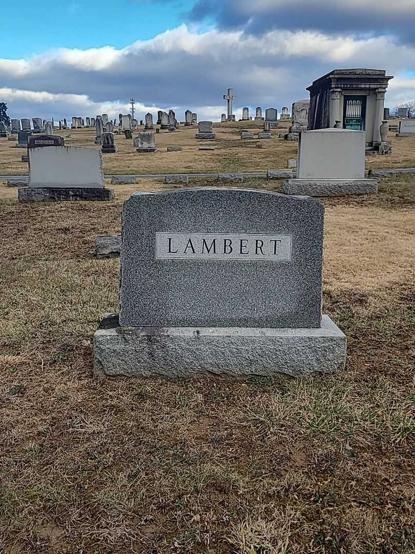 Harry S. Lambert's grave. Photo 1