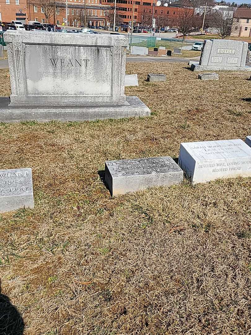 Edward O. Weant's grave. Photo 2