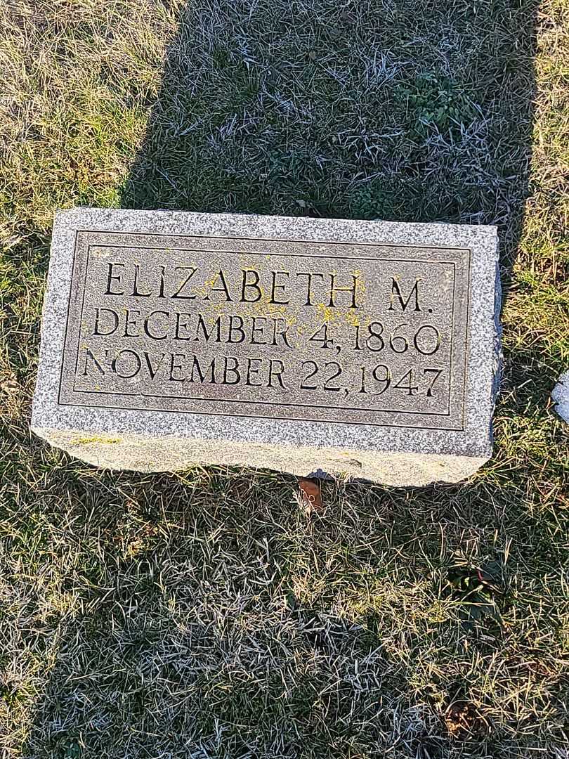 Elizabeth M. Bair's grave. Photo 3