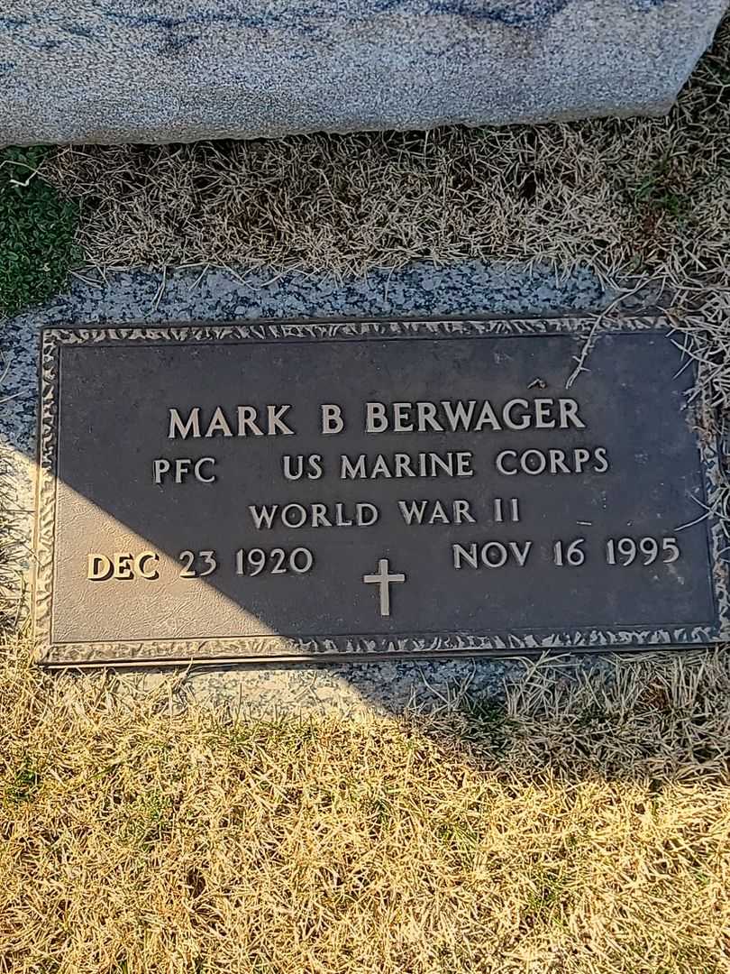 Mark B. Berwager's grave. Photo 3