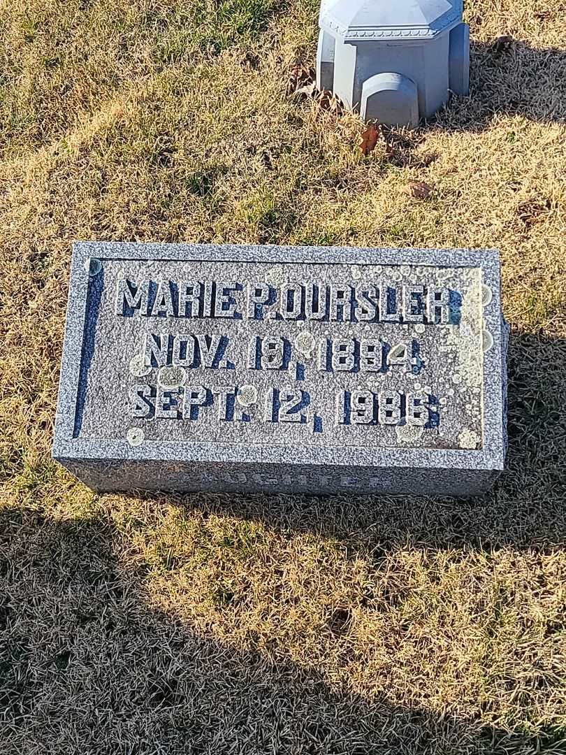 Marie P. Oursler's grave. Photo 3