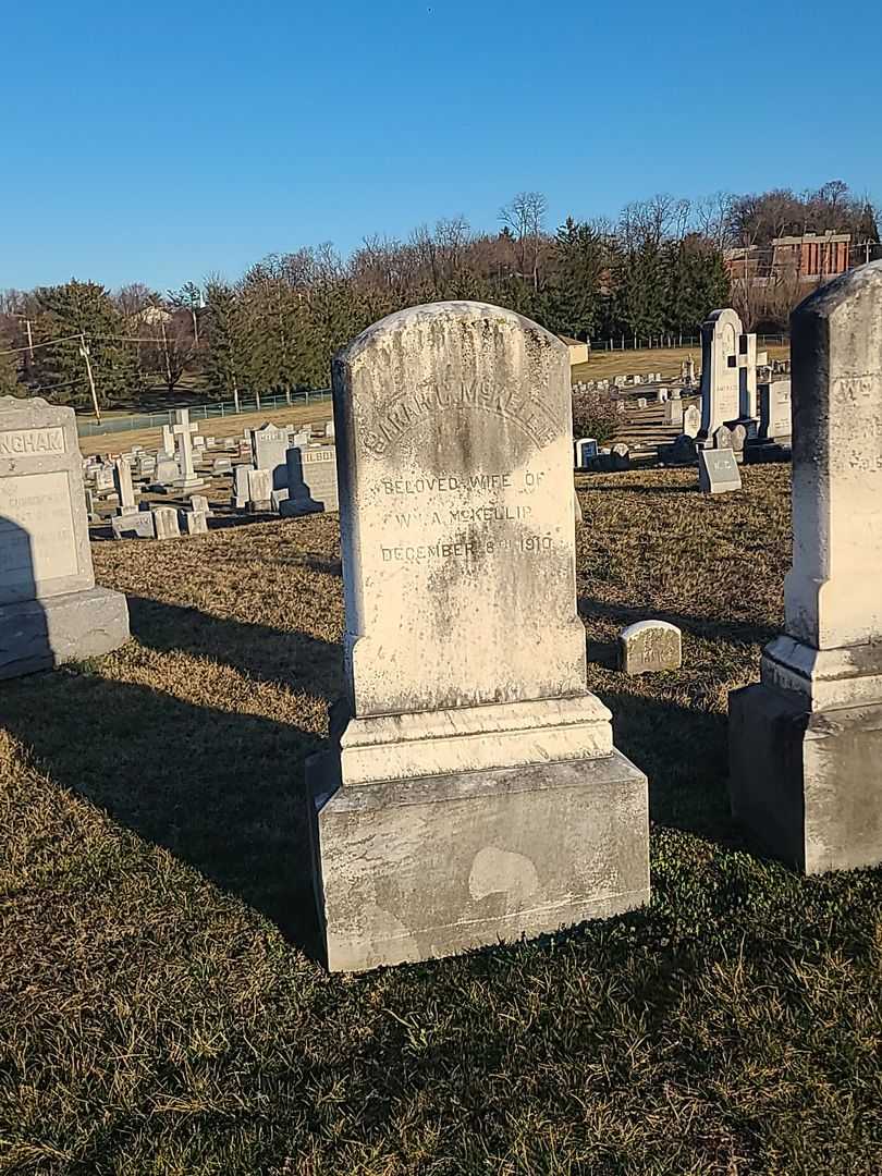 Sarah C. McKellip's grave. Photo 2