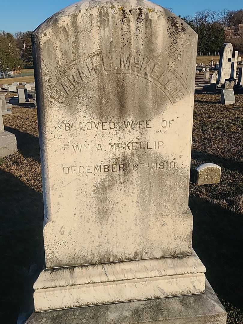 Sarah C. McKellip's grave. Photo 3